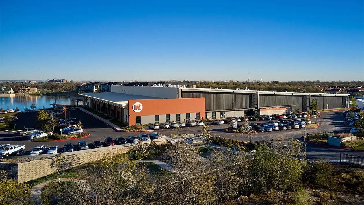 Ariel shot of RK Group headquarters in San Antonio, TX